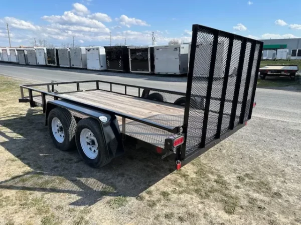 Car-Mate-6-x-14-Tandem-Axle-Landscape-Utility-Trailer-Wood-Deck-Landscape-Gate-5-1.webp Car Mate 6 x 14 Landscape Utility Trailer