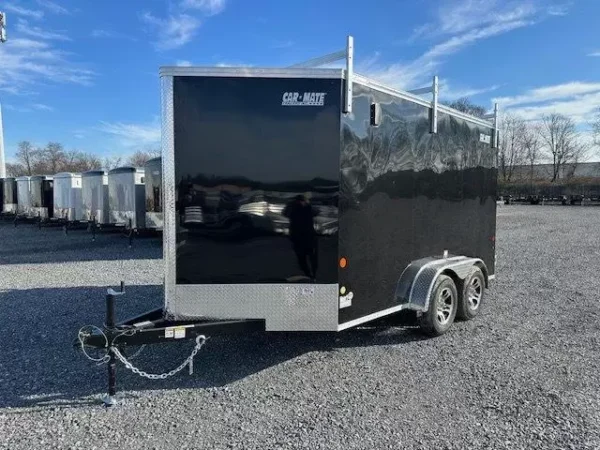 Car-Mate-7-x-12-Enclosed-Cargo-Trailer-Contractor-Package-Ladder-Racks-Aluminum-Wheels-3.webp Car Mate 7 x 12 Enclosed Cargo Trailer
