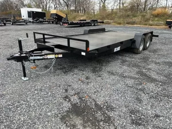 Car-Mate-7-x-18-Open-Car-Trailer-Steel-Deck-Winch-Plate-Slide-Out-Ramps-1.webp Car Mate 7 x 18 Open Car Trailer Full Steel Deck