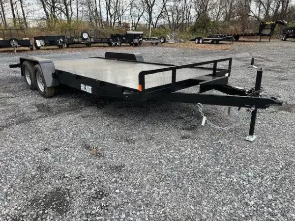 Car-Mate-7-x-18-Open-Car-Trailer-Steel-Deck-Winch-Plate-Slide-Out-Ramps-2.webp Car Mate 7 x 18 Open Car Trailer Full Steel Deck