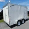 Car-Mate-7x12-Enclosed-Contractor-Trailer-Ladder-Racks-1-1.webp Car Mate 7 x 12 V-Nose Enclosed Trailer