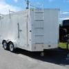 Car-Mate-7x12-Enclosed-Contractor-Trailer-Ladder-Racks-2-1.webp Car Mate 7 x 12 V-Nose Enclosed Trailer