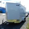 Car-Mate-7x12-Enclosed-Contractor-Trailer-Ladder-Racks-3-1.jpg Car Mate 7 x 12 V-Nose Enclosed Trailer