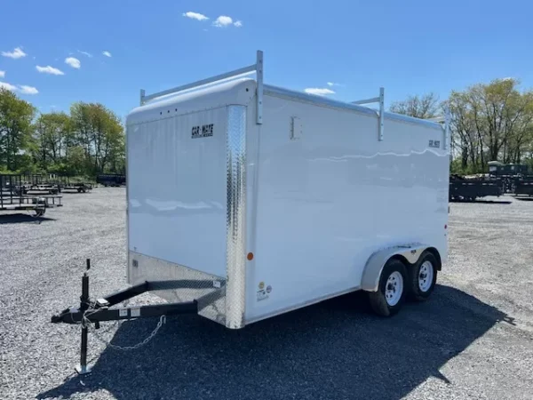 Car-Mate-7x14-Contractor-Trailer-Ladder-Racks-CM714CC-HD-1.webp Car Mate 7 x 14 Enclosed Cargo Trailer
