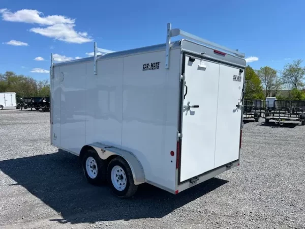 Car-Mate-7x14-Contractor-Trailer-Ladder-Racks-CM714CC-HD-2.webp Car Mate 7 x 14 Enclosed Cargo Trailer