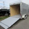 Car-Mate-7x14-Enclosed-Contractor-Trailer-Ladder-Racks-Shelving-Ramp-Door-1.webp Car Mate 7 x 14 Enclosed Contractor Trailer