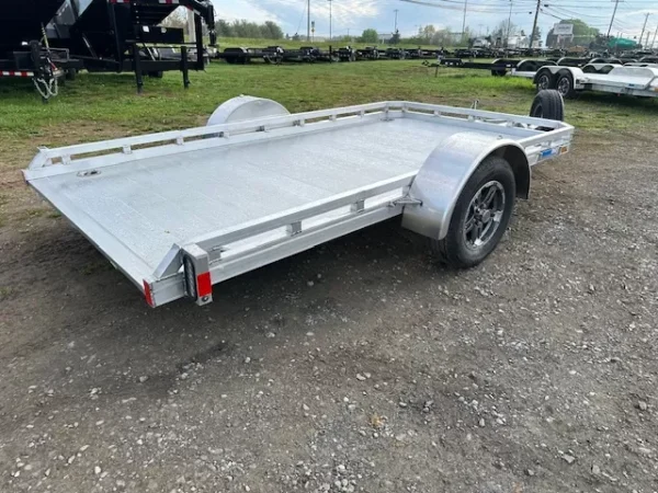 Cargo-Pro-6.5-x-12-Single-Axle-Tilt-Trailer-Aluminum-Deck-Alumiunum-Wheels-Matching-Spare-Tire-1.webp Cargo Pro 6.5 x 12 Utility Trailer - All Aluminum Tilt