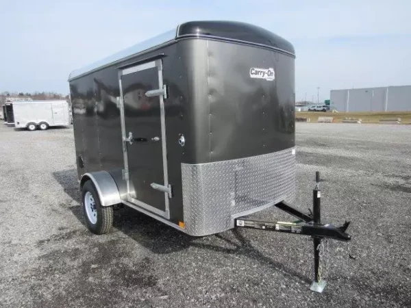 Carry-On-5x10-Enclosed-Cargo-Trailer-Single-Rear-Door-Side-Door-Added-Height-1.webp Carry On 5 x 10 Enclosed Cargo Trailer 6″ Added Height