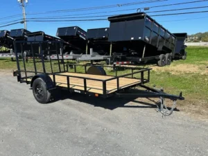 Carry-On-6-x-12-Landscape-Utility-Trailer-Wood-Deck-Rear-Gate-Powder-Coat-Finish-2.webp Carry On 6.4 x 12 Landscape Utility Trailer