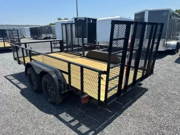 Carry-On-7x14-Landscape-Utility-Trailer-Electric-Brakes-Wood-Deck-Mesh-Sides-Side-ATV-Gate-4-1.webp Carry On 7 x 14 Landscape Utility Trailer