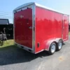 Carry-On-7x14-V-Nose-Ramp-Door-Side-Door-7ft-Interior-Height-1.webp Carry On 7 x 14 Enclosed V-Nose Cargo Trailer 6″ Extended Height
