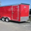 Carry-On-7x14-V-Nose-Ramp-Door-Side-Door-7ft-Interior-Height-2.webp Carry On 7 x 14 Enclosed V-Nose Cargo Trailer 6″ Extended Height