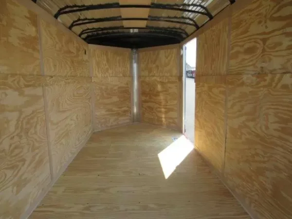 Carry-On-7x14-V-Nose-Ramp-Door-Side-Door-7ft-Interior-Height-6.webp Carry On 7 x 14 Enclosed V-Nose Cargo Trailer 6″ Extended Height