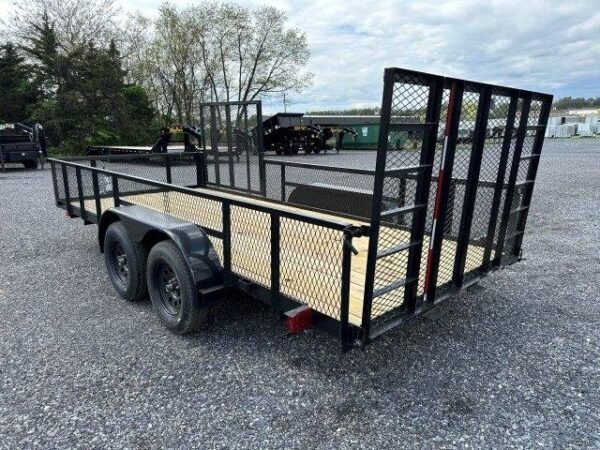 Carry-On-7x16-Landscape-Utility-Trailer-Mesh-Sides-ATV-Gate-2.jpg Carry On 7 x 16 Landscape Utility Trailer