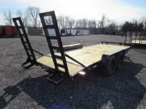 Carry On 7 x 18 Equipment Trailer Ladder Ramps