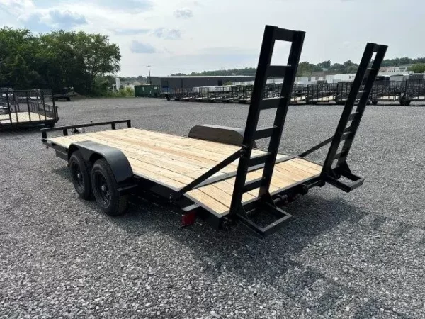 Carry-On-7x18-Low-Profile-Equipment-Trailer-Beavertail-Ladder-Ramps-10K-GVW-3.webp Carry On 7 x 18 Low Profile Equipment Trailer Ladder Ramps