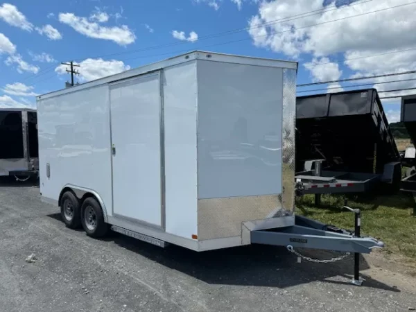Covered-Wagon-8.5x16-V-Nose-Enclosed-Cargo-Trailer-E-Track-on-Walls-2.webp Covered Wagon 8.5 x 16 Enclosed Trailer - Landscape Package