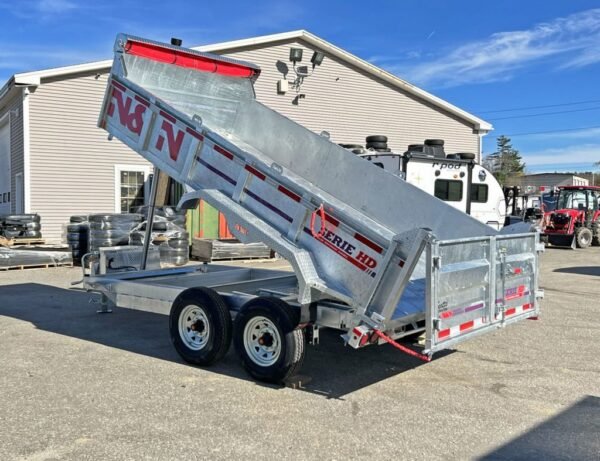 D7F5EFEA-9FCF-4F4B-B3A6-4A4C4800830E.jpg 2025 N&N Trailers 7×14 14K Galvanized Hydraulic Dump Trailer