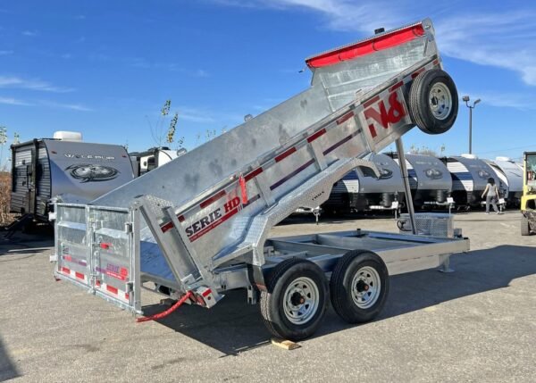 F7BC1539-6BA4-4CF0-82E6-61FF0A2C2E5F.jpg 2025 N&N Trailers 7×14 14K Galvanized Hydraulic Dump Trailer