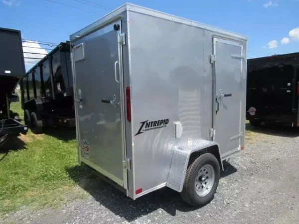 Homesteader-5x8-V-Nose-Ramp-Door-Side-Door-6-Interior-Height-4.webp Homesteader 5 x 8 Enclosed V-Nose Cargo Trailer