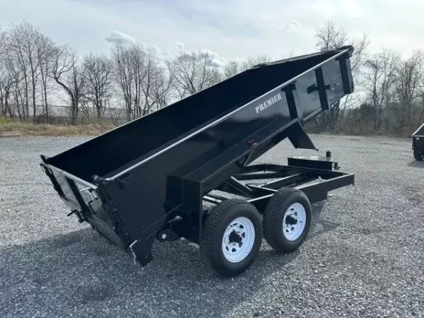 Premier-6x12-Dump-Trailer-Rear-Combo-Gate-Slide-Out-Ramps-Tarp-Kit-3.webp Premier 6 x 12 Low Profile Dump Trailer