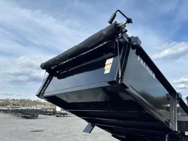 Premier-6x12-Dump-Trailer-Rear-Combo-Gate-Slide-Out-Ramps-Tarp-Kit-7.webp Premier 6 x 12 Low Profile Dump Trailer
