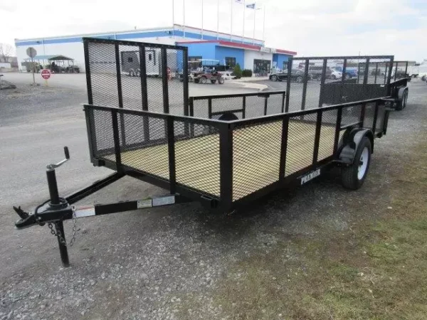 Premier-6x14-Landscape-Utility-Trailer-Side-ATV-Gate-Mesh-Sides-1.webp Premier 6×14 Landscape Utility Trailer
