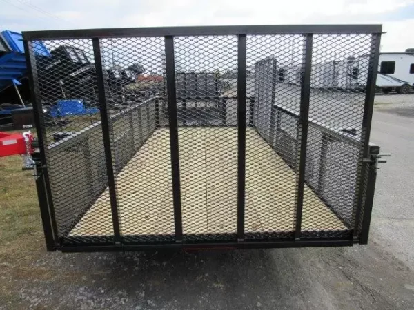 Premier-6x14-Landscape-Utility-Trailer-Side-ATV-Gate-Mesh-Sides-4.webp Premier 6×14 Landscape Utility Trailer