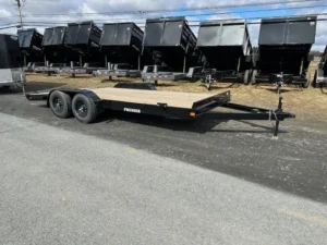 Premier 7 x 18 Wood Deck 10k Open Car Trailer