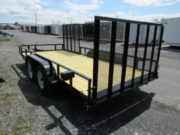 Premier-7x16-Dual-Axle-Utility-Trailer-Side-ATV-Gate-3-1.webp Premier 7 x 16 Landscape Utility Trailer