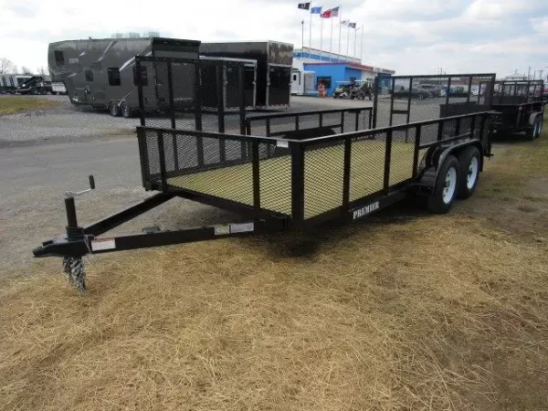 Premier-7x16-Landscape-Utility-Trailer-Mesh-Sides-ATV-Gate-2.webp Premier 7 x 16 Landscape Utility Trailer
