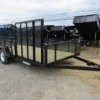 Premier-7x16-Landscape-Utility-Trailer-Mesh-Sides-ATV-Gate-3.webp Premier 7 x 16 Landscape Utility Trailer