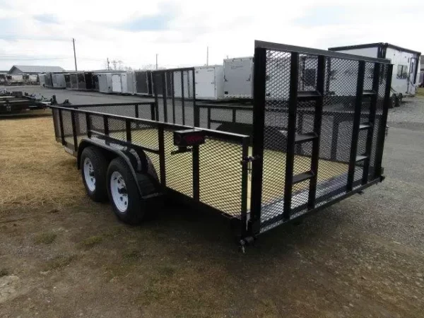 Premier-7x16-Landscape-Utility-Trailer-Mesh-Sides-ATV-Gate-6-1.webp Premier 7 x 16 Landscape Utility Trailer
