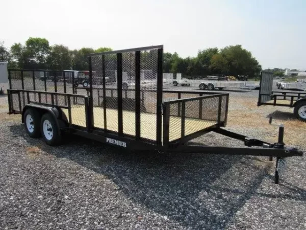 Premier-7x18-Landscape-Utility-Trailer-Mesh-Sides-Side-ATV-Gate-1.webp Premier 7 x 18 Landscape Utility Trailer