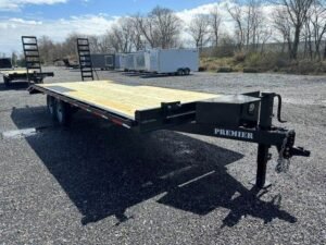 Premier 8.5 x 24 Deckover Equipment Trailer Ladder Ramps