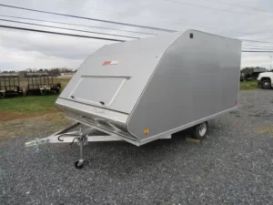 Sno Pro 8.5 x 12 Enclosed Snowmobile Trailer Aluminum Hybrid