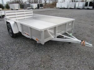 Sport Haven 6×10 Aluminum Utility Trailer  -  Deluxe Package