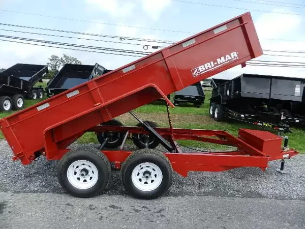 p-2218-6x12-bri-mar-dump-trailer-for-sale-pa-5.webp BWise 6 x 12 Dump Trailer 10K Spreader Gate