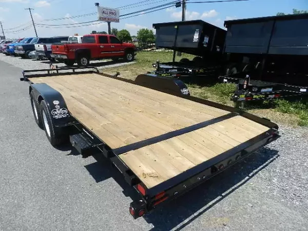 p-2391-20-big-tex-equipment-trailer-with-removable-fenders-and-beavertail-4.webp Big Tex 7 x 20 Open Car Hauler Slide Out Ramps
