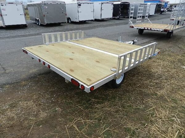 Cargo Pro 8 x 9 Aluminum (2) Place ATV Trailer  -  Aluminum Ramps