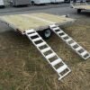 Cargo Pro 8 x 9 Aluminum (2) Place ATV Trailer  -  Aluminum Ramps