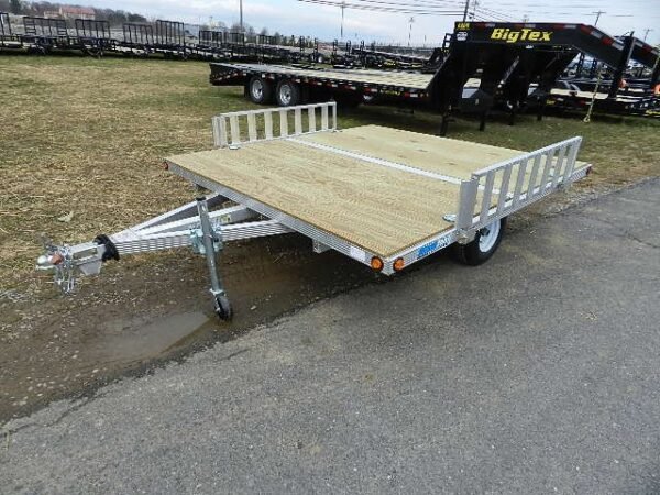 Cargo Pro 8 x 9 Aluminum (2) Place ATV Trailer  -  Aluminum Ramps